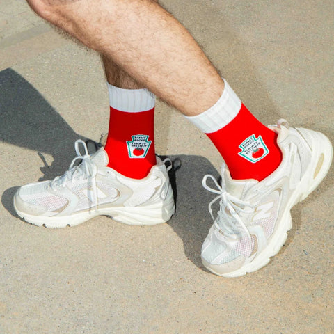 CHAUSSETTES TROMPE l'OEIL - KETCHUP