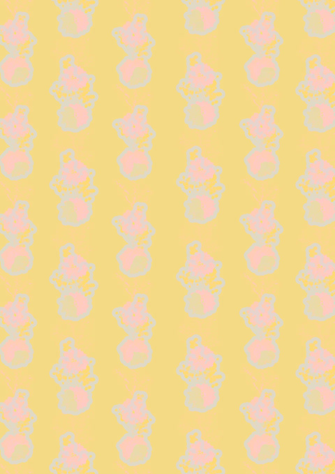 PAPIER PEINT ROULEAU - FLOWER POWER