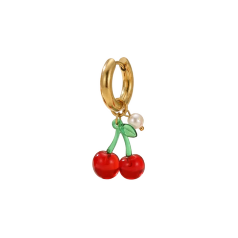 MONO BOUCLE OREILLE - FRUITS EN VERRE