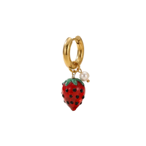 MONO BOUCLE OREILLE - FRUITS EN VERRE