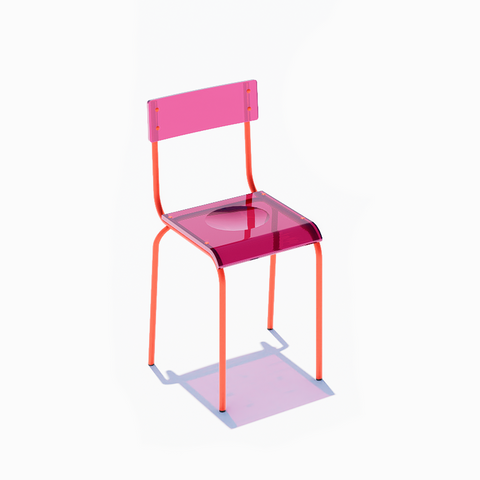 CHAISE - PLEXIGLASS ACRYLIQUE - COLORS