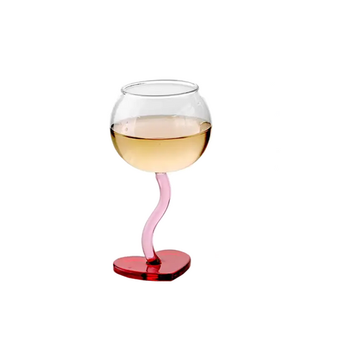 VERRE A PIEDS - COEUR