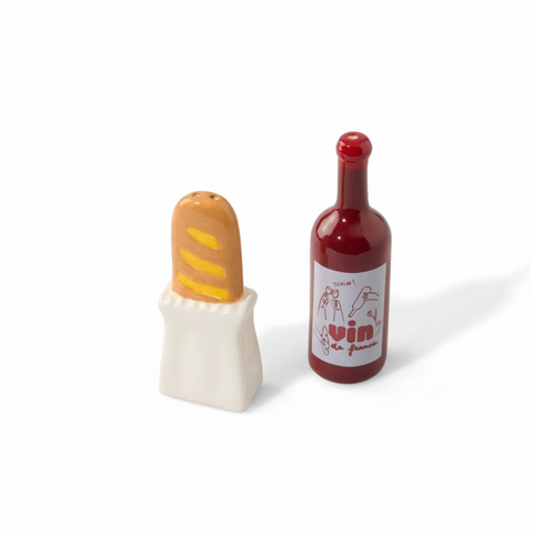 SALIÈRE POIVRIÈRE - BAGUETTE & VIN