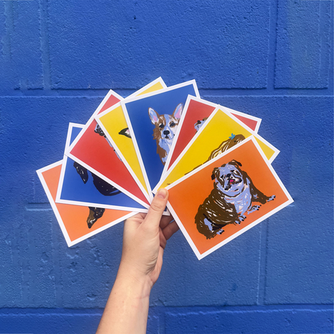 CARTE DE VOEUX - CHIEN