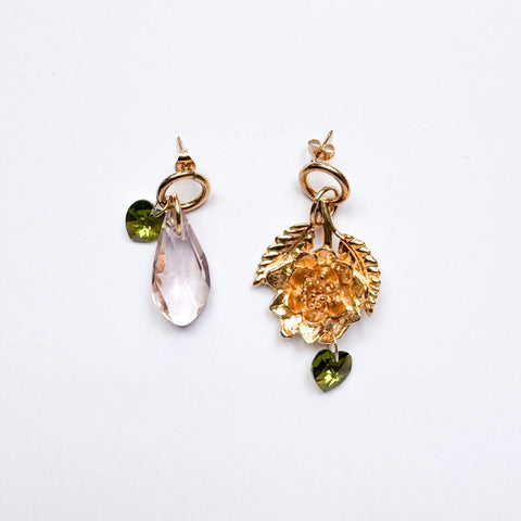 BOUCLES D'OREILLES UPCYCLÉE - N°7