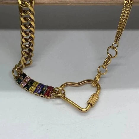 COLLIER UPCYCLÉ - WITH LOVE