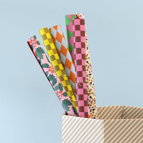 PAPIER CADEAU A MOTIFS - RÉVERSIBLE