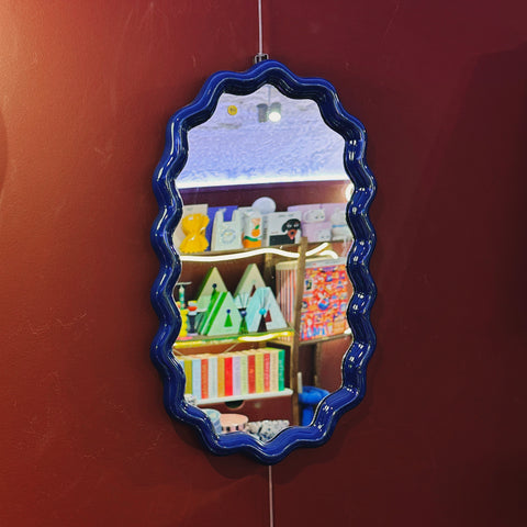 MIROIR - ZIGZAG BLEU