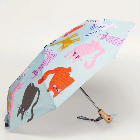 PARAPLUIE COLORÉ PLASTIQUE RECYCLÉ - MOTIFS