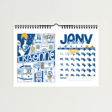 CALENDRIER 2026 - CORALIE BENOÎT