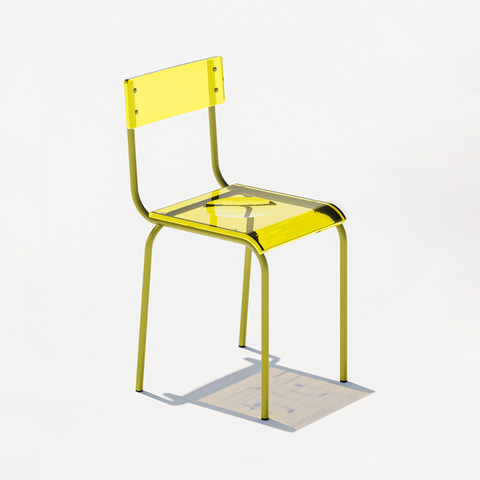 CHAISE - PLEXIGLASS ACRYLIQUE - COLORS