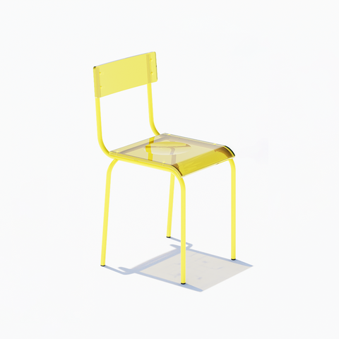 CHAISE - PLEXIGLASS ACRYLIQUE - COLORS
