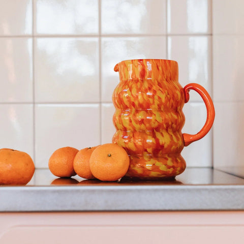 CARAFE VERRE COLORÉ - ELIANOR