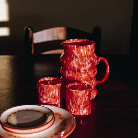 CARAFE VERRE COLORÉ - ELIANOR