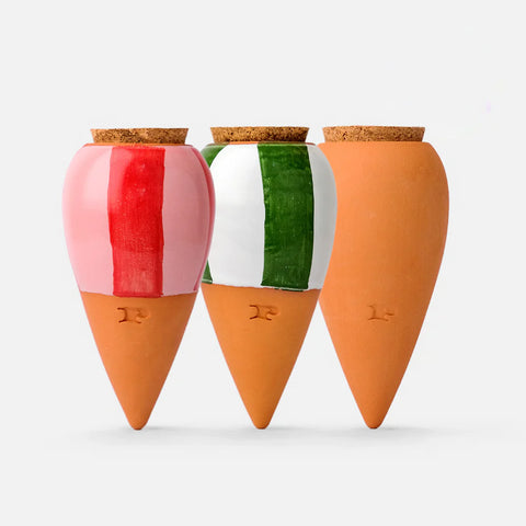 MINI OLLA COLOREE - DIFFUSEUR D'EAU POUR PLANTES (x3)