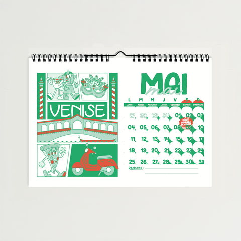 CALENDRIER 2026 - CORALIE BENOÎT