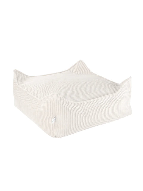 POUF ENFANT CARRE - BEAN BAG - VELOUR COTELE