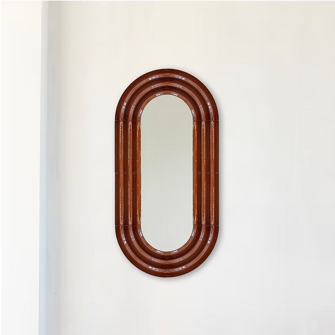 MIROIR CERAMIQUE COLORÉE - ELO OVALE