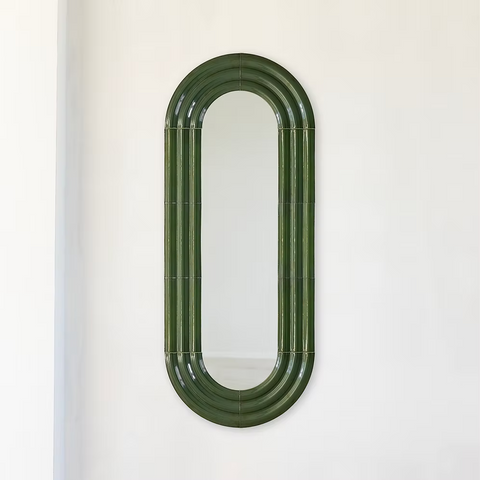MIROIR CERAMIQUE COLORÉE - ELO OVALE