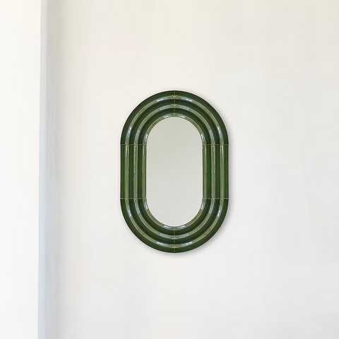 MIROIR CERAMIQUE COLORÉE - ELO OVALE