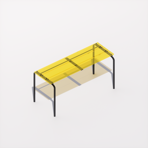 BANC - PLEXIGLASS ACRYLIQUE - BLACK POP