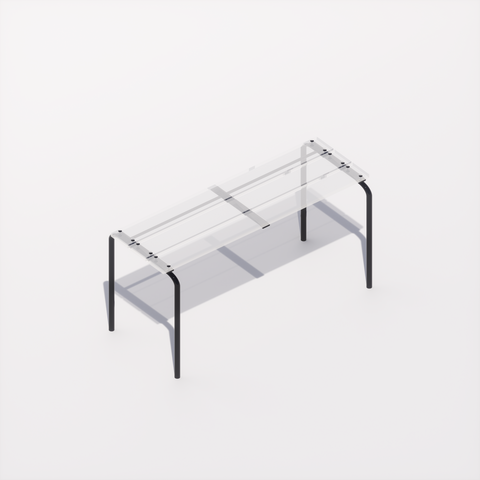 BANC - PLEXIGLASS ACRYLIQUE - BLACK POP