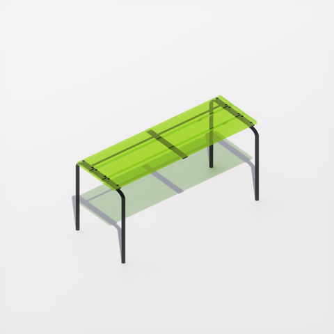 BANC - PLEXIGLASS ACRYLIQUE - BLACK POP