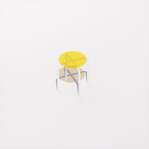 TABOURET - PLEXIGLASS ACRYLIQUE - POP