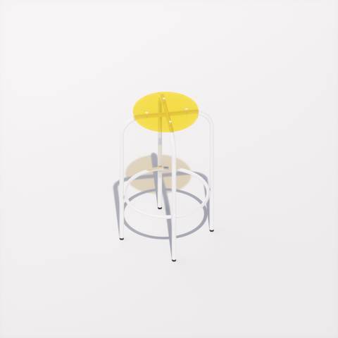 TABOURET HAUT - PLEXIGLASS ACRYLIQUE - POP
