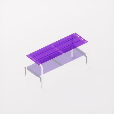 BANC - PLEXIGLASS ACRYLIQUE - POP