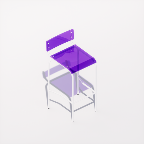 CHAISE HAUTE - PLEXIGLASS ACRYLIQUE - POP