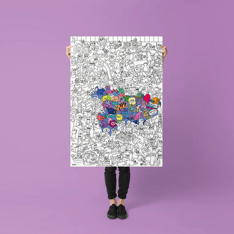 POSTER GEANT A COLORIER - 70 x 100 CM