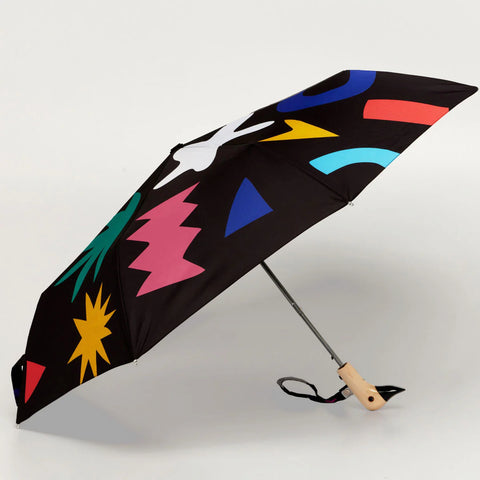 PARAPLUIE COLORÉ PLASTIQUE RECYCLÉ - MOTIFS