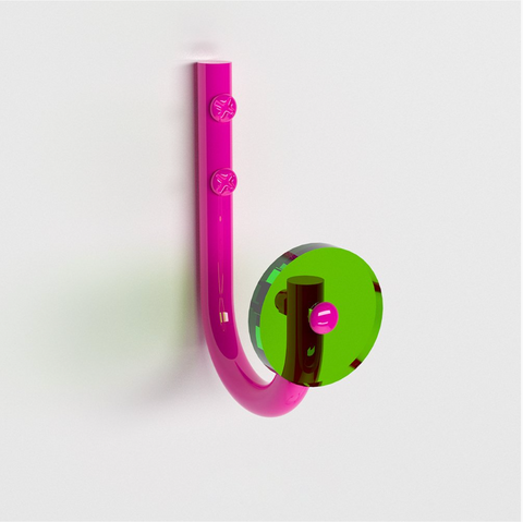 PATÈRE - PLEXIGLASS ACRYLIQUE - COLORS