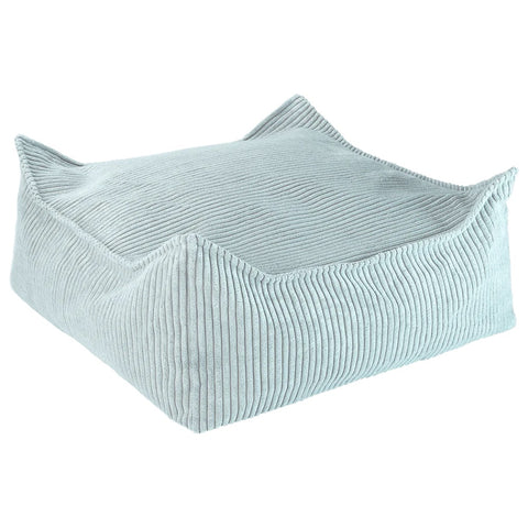 POUF ENFANT CARRE - BEAN BAG - VELOUR COTELE