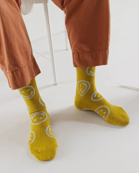 CHAUSSETTES COLORÉES - SMILEY