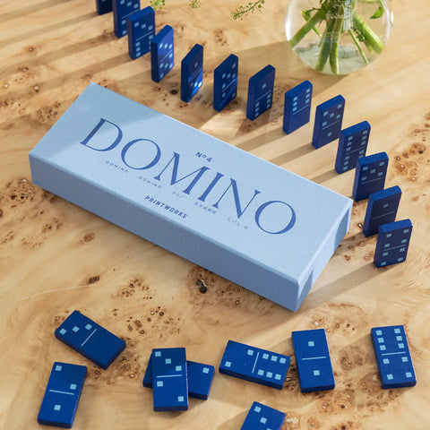 JEUX DE SOCIÉTÉ - DOMINO BLEU