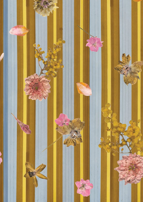 PAPIER PEINT ROULEAU - FLOWER POWER