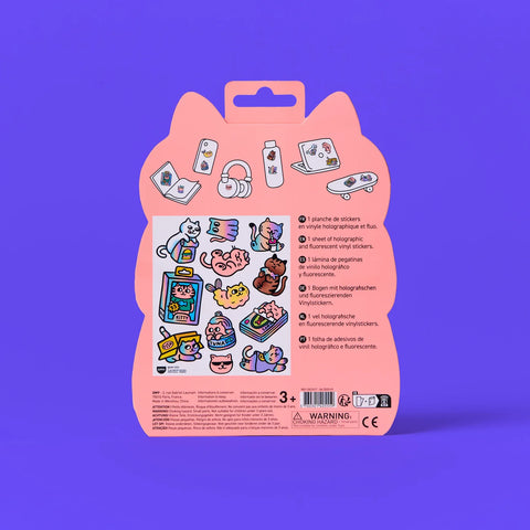 PLANCHE STICKER BRILLANT & FLUORESCENT - BIG COLLECTION
