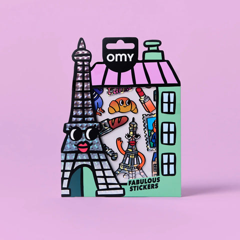 PLANCHE STICKER BRILLANT & FLUORESCENT - BIG COLLECTION