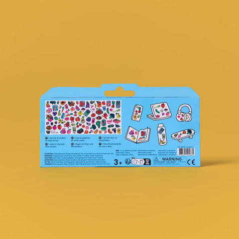 PLANCHE MINI STICKER FLUORESCENT - BOUTIQUE COLLECTION