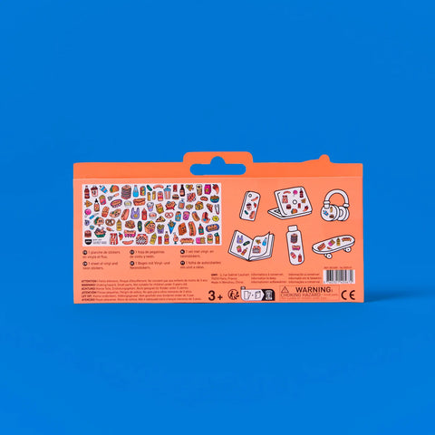 PLANCHE MINI STICKER FLUORESCENT - BOUTIQUE COLLECTION