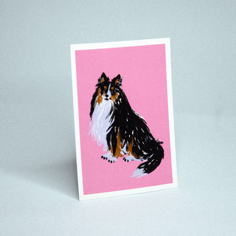 CARTE DE VOEUX - CHIEN