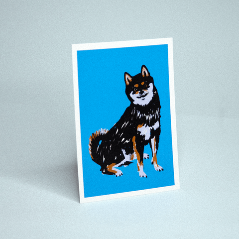 CARTE DE VOEUX - CHIEN