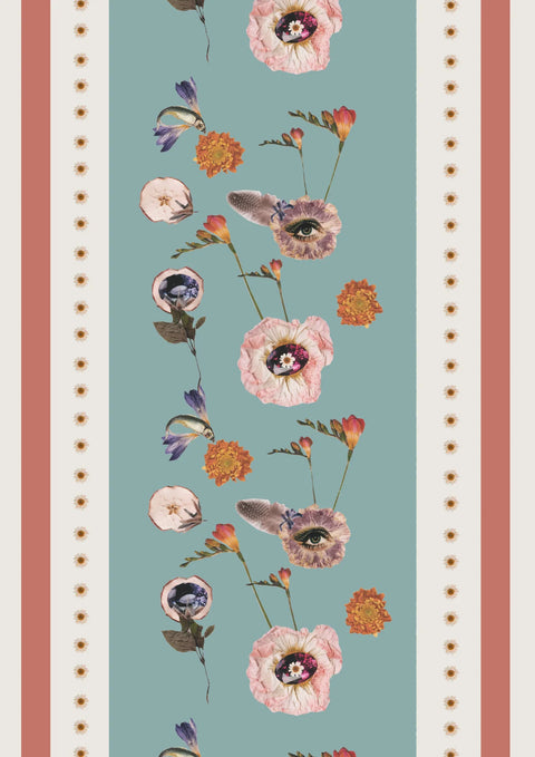 PAPIER PEINT ROULEAU - FLOWER POWER