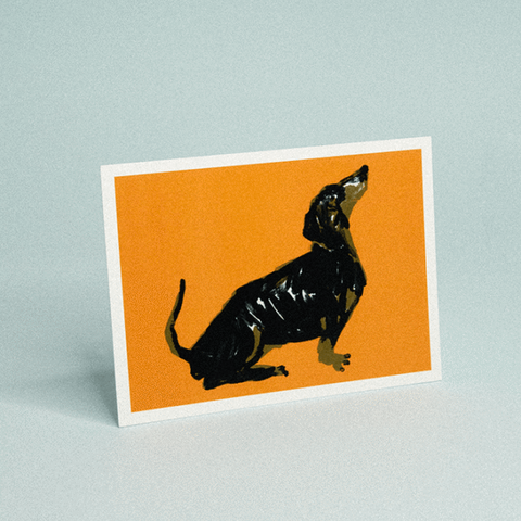 CARTE DE VOEUX - CHIEN