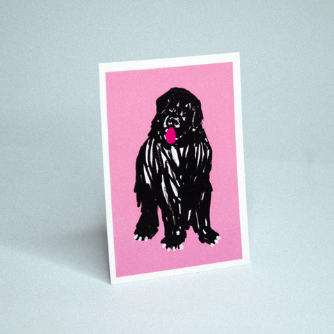 CARTE DE VOEUX - CHIEN