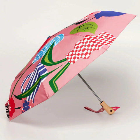 PARAPLUIE COLORÉ PLASTIQUE RECYCLÉ - MOTIFS