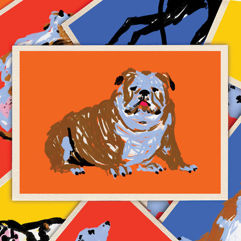 CARTE DE VOEUX - CHIEN