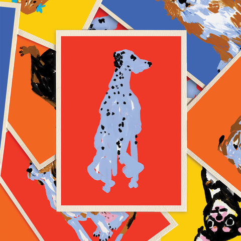 CARTE DE VOEUX - CHIEN